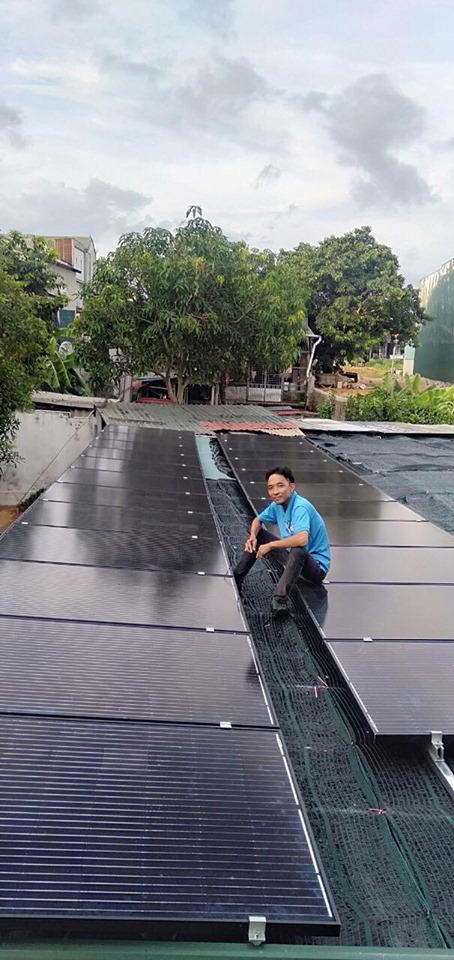 Lắp đặt hệ thống điện mặt trời tại Vĩnh Thái 