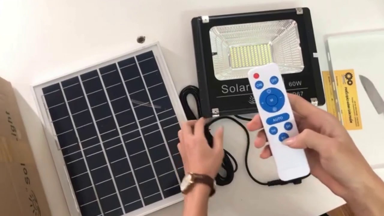 Kiểm tra Pin đèn năng lượng điện mặt trời